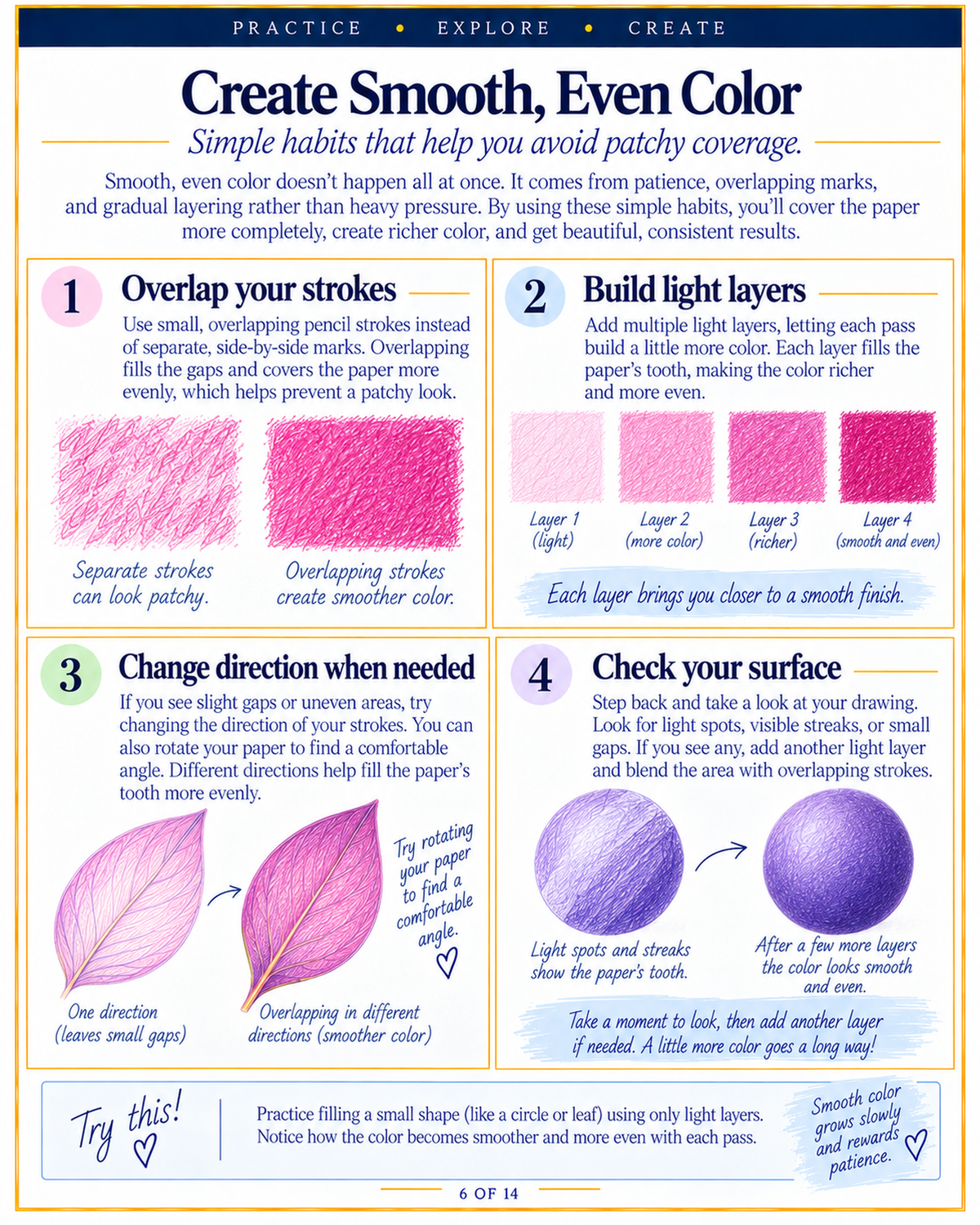 Colored Pencil Techniques for Beginners | PDF Download