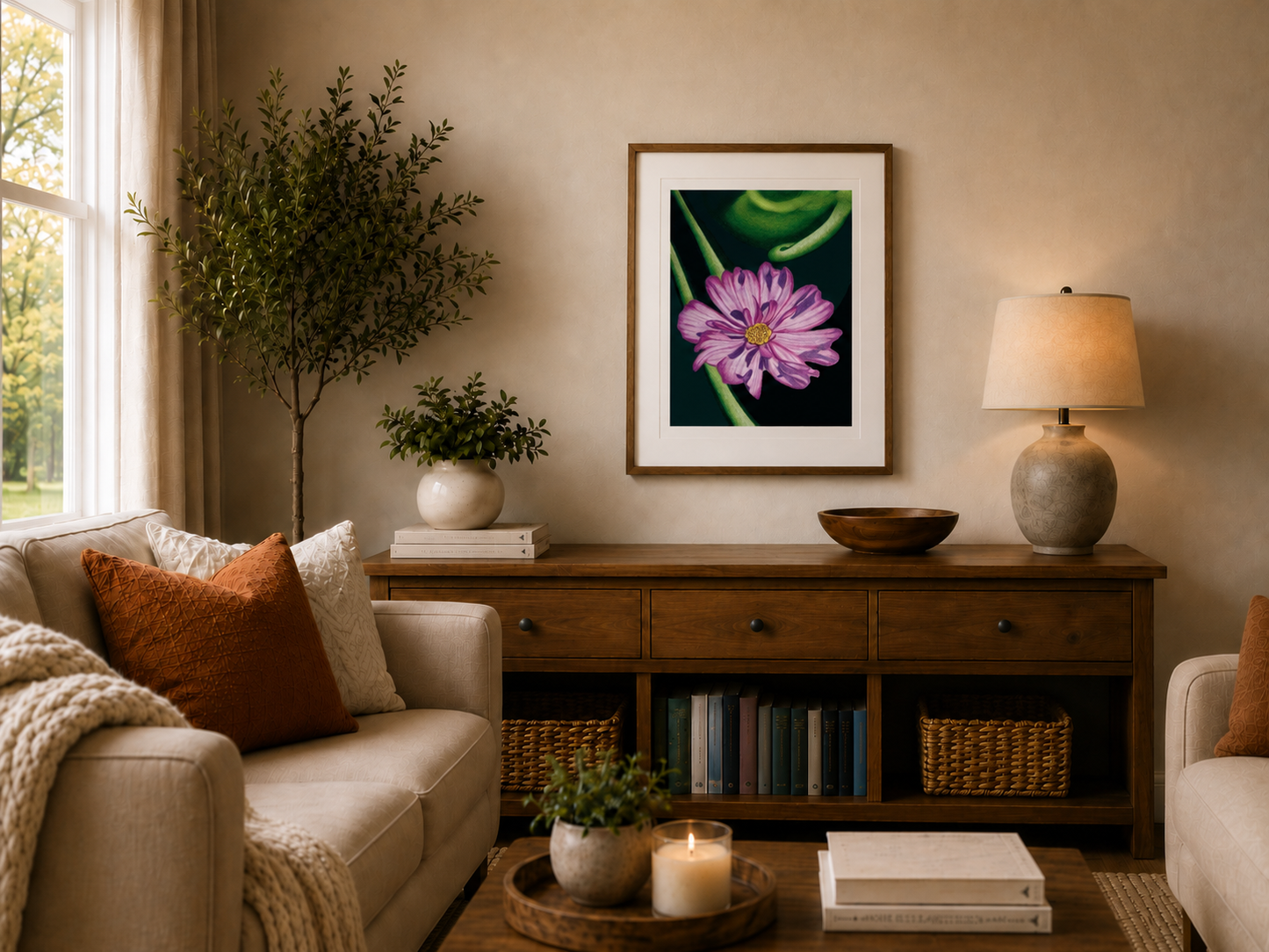 Cosmos - Colored Pencil Fine Art Print