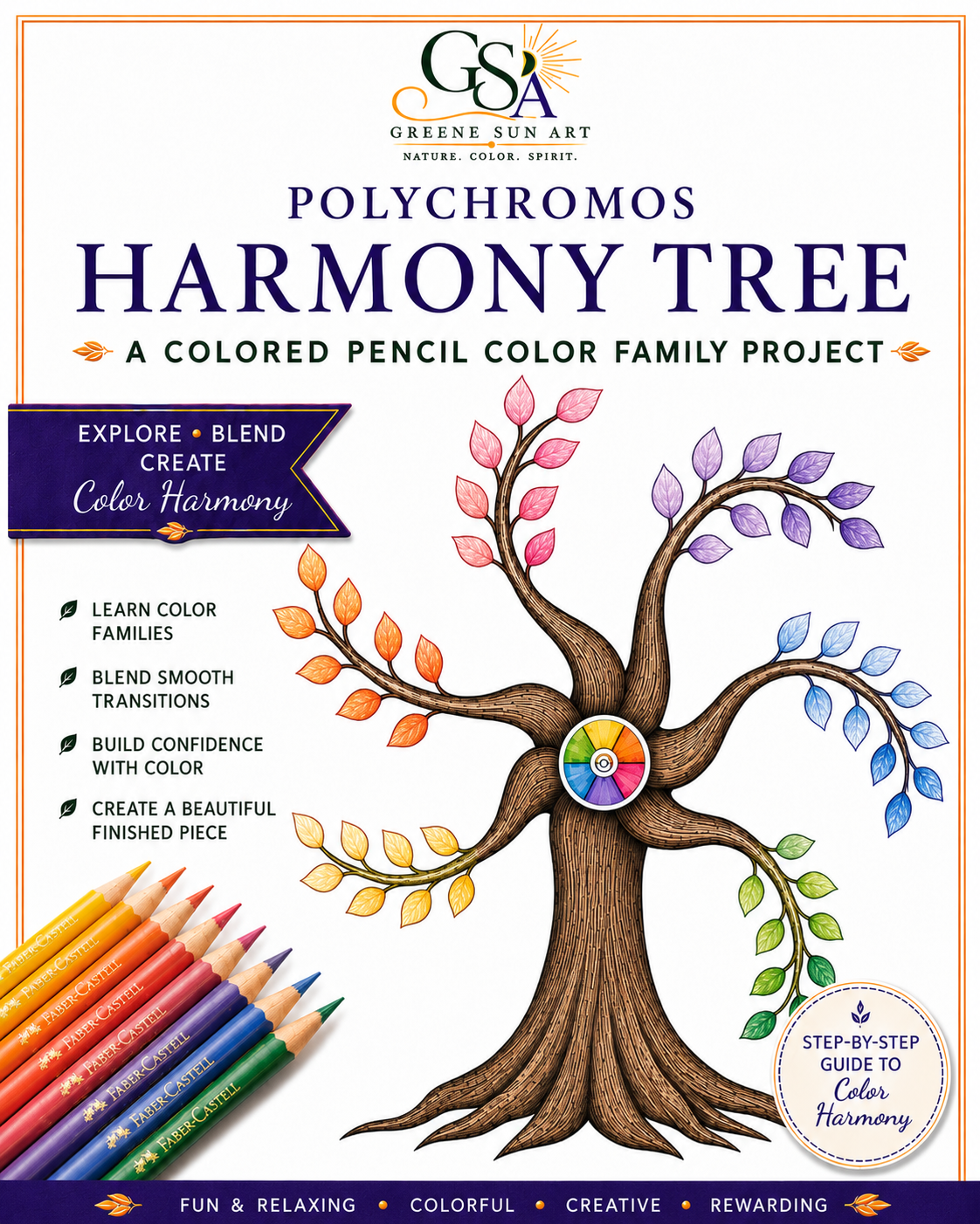 Harmony Tree - Polychromos Colored Pencil Tutorial