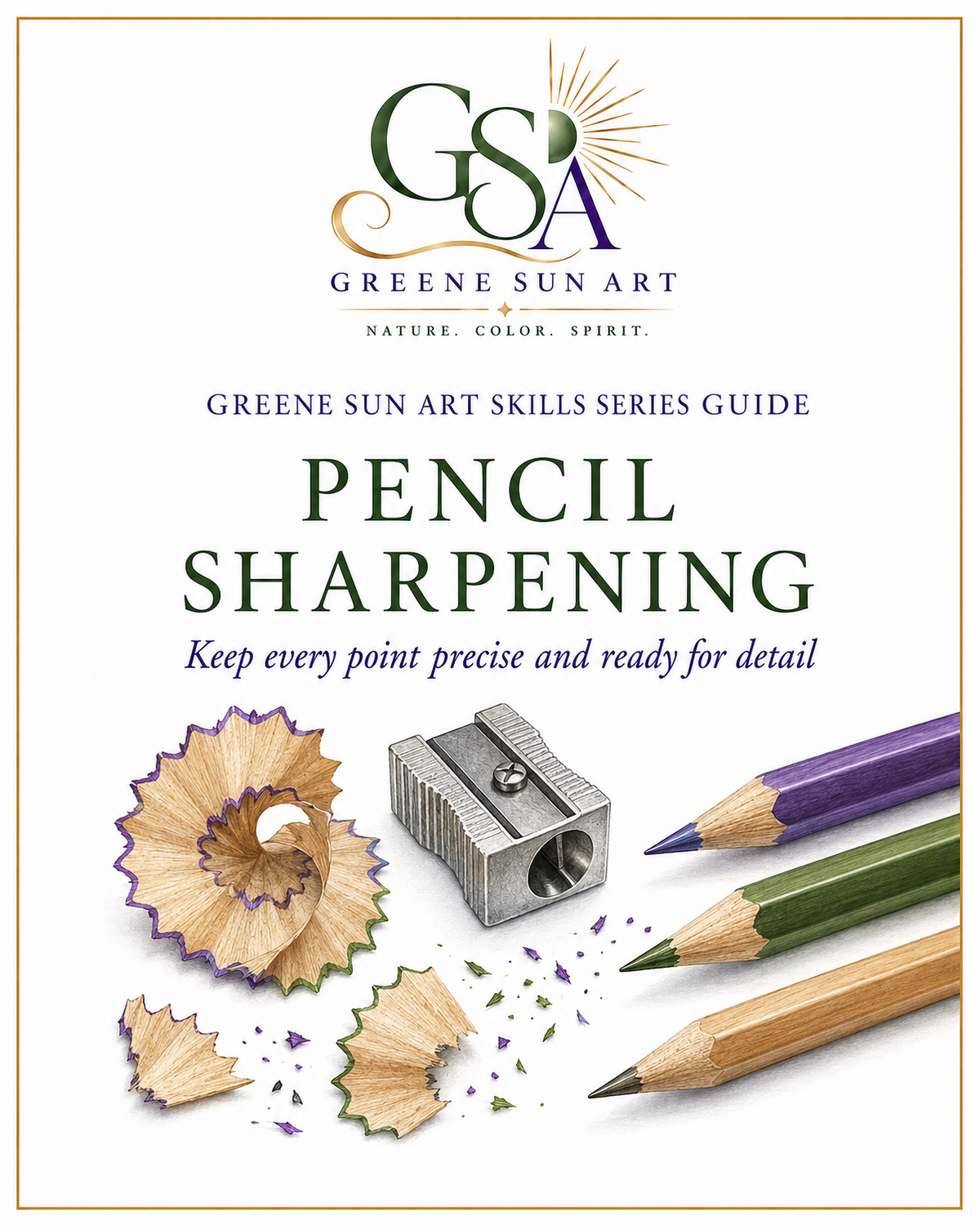 Pencil Sharpening - Colored Pencil Skill Series Guide