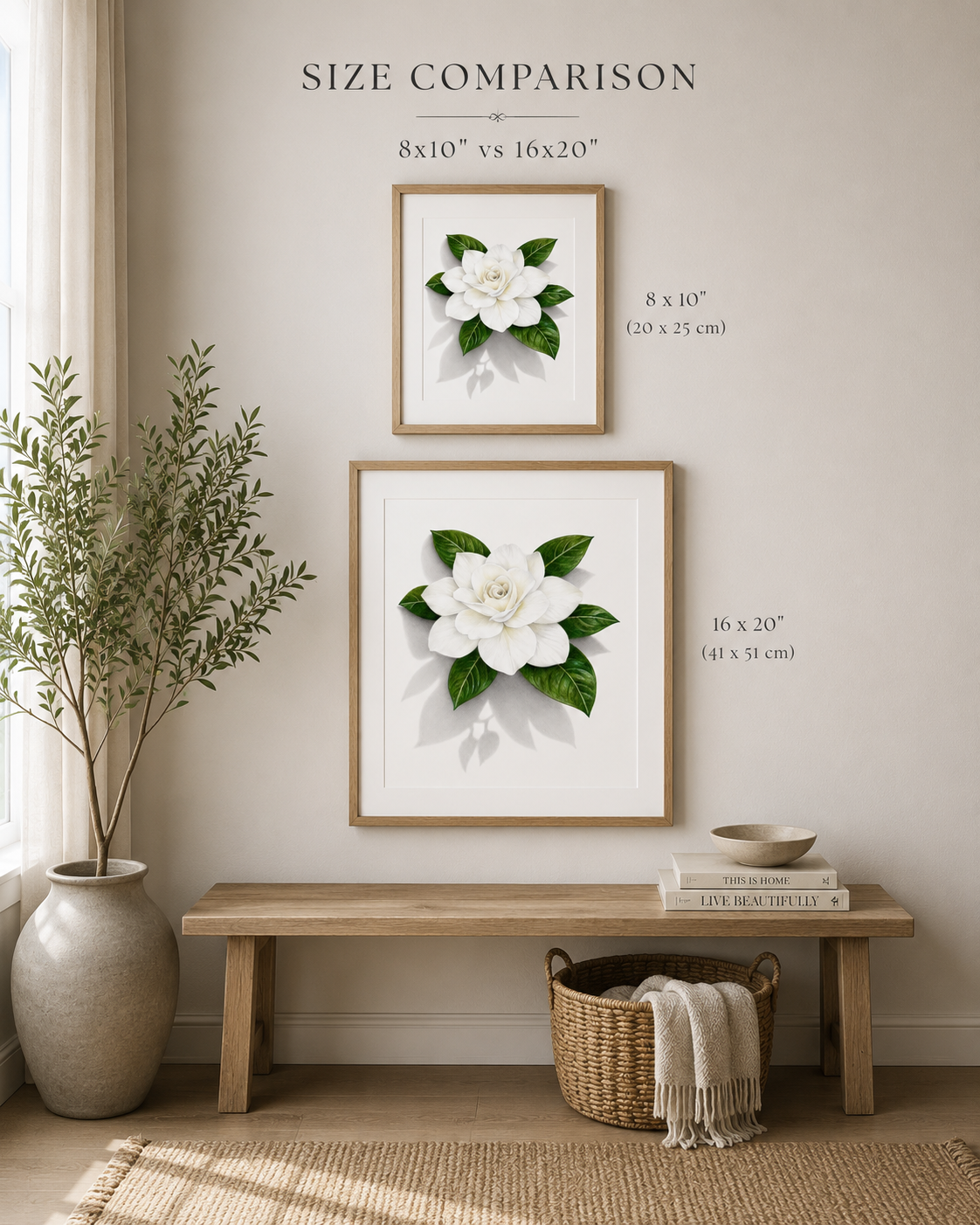 Gardenia - Colored Pencil Fine Art Print